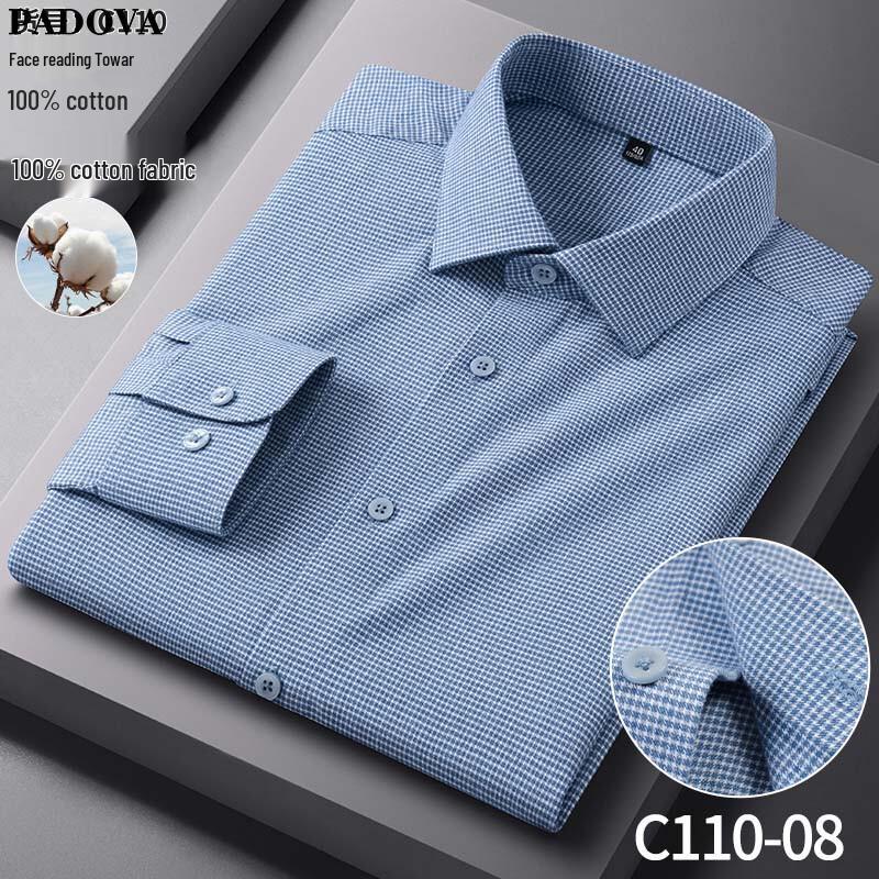 Patova Men s Long-Sleeve Cotton Business Casual Shirt 40