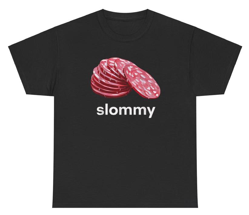 

Slommy Salami T Shirt Funny Oddly Specific Meme Humor Dank Bold Ironic Silly Tee 3XL