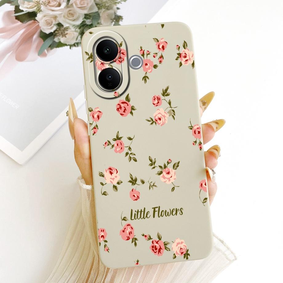 Floral Daisy Sunflower Fundas For Vivo V60 Lite V60 5G Phone Case Vivo V2530 V2511 Cover Liquid Silicone Soft Shockproof Bumper