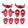 Aluminum Straight Axles Change To Portal Front Rear Axles For 1/18 RC Crawler TRX4M Ground Clearance+8.1MM DIY Kit