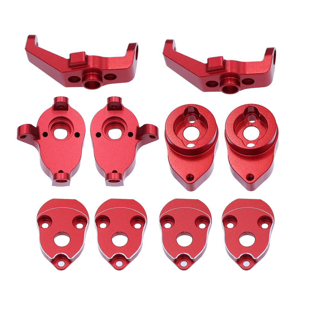 Aluminum Straight Axles Change To Portal Front Rear Axles For 1/18 RC Crawler TRX4M Ground Clearance+8.1MM DIY Kit