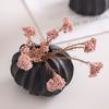 Ceramic Vase Pleated Stripes Handmade Porcelain Pot Flower Vase Hydroponic Flower Arrangement Home Decoration Accessories