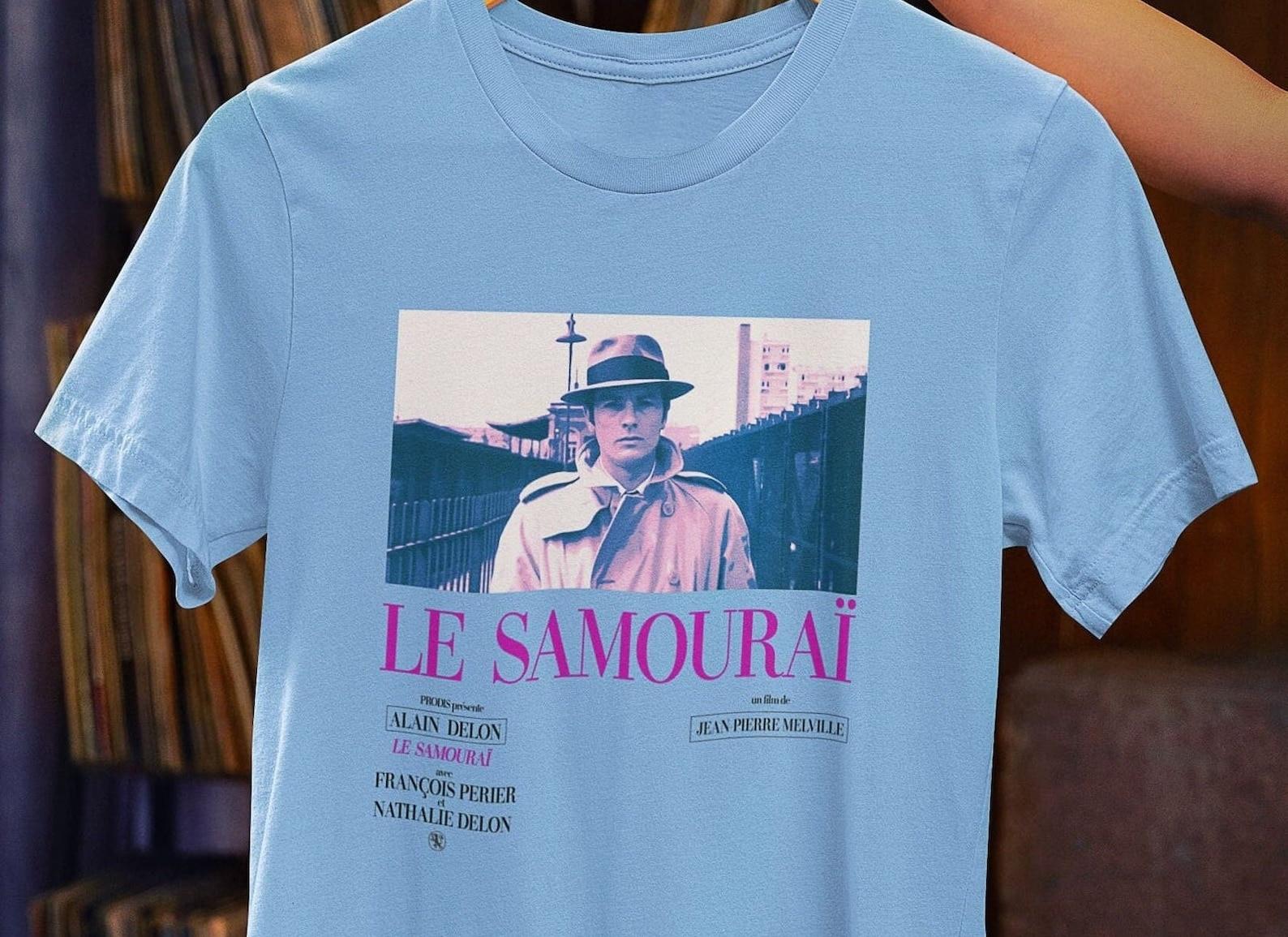 Alain Delon Le Samourai T-Shirt – Classic French Cinema Tee S
