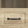 TV Cabinet in Sonoma Oak Finish 102 x 34.5 x 47 cm Particleboard