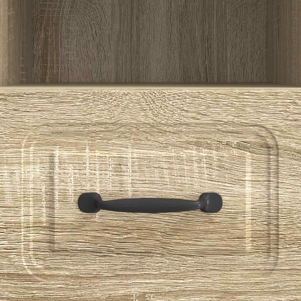 TV Cabinet in Sonoma Oak Finish 102 x 34.5 x 47 cm Particleboard