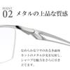 FEELLIFE Men's Stylish Reading Glasses, Nylon Gunmetal, Sabae Planning, Includes Package and Case, FLM-006-2, +2.50