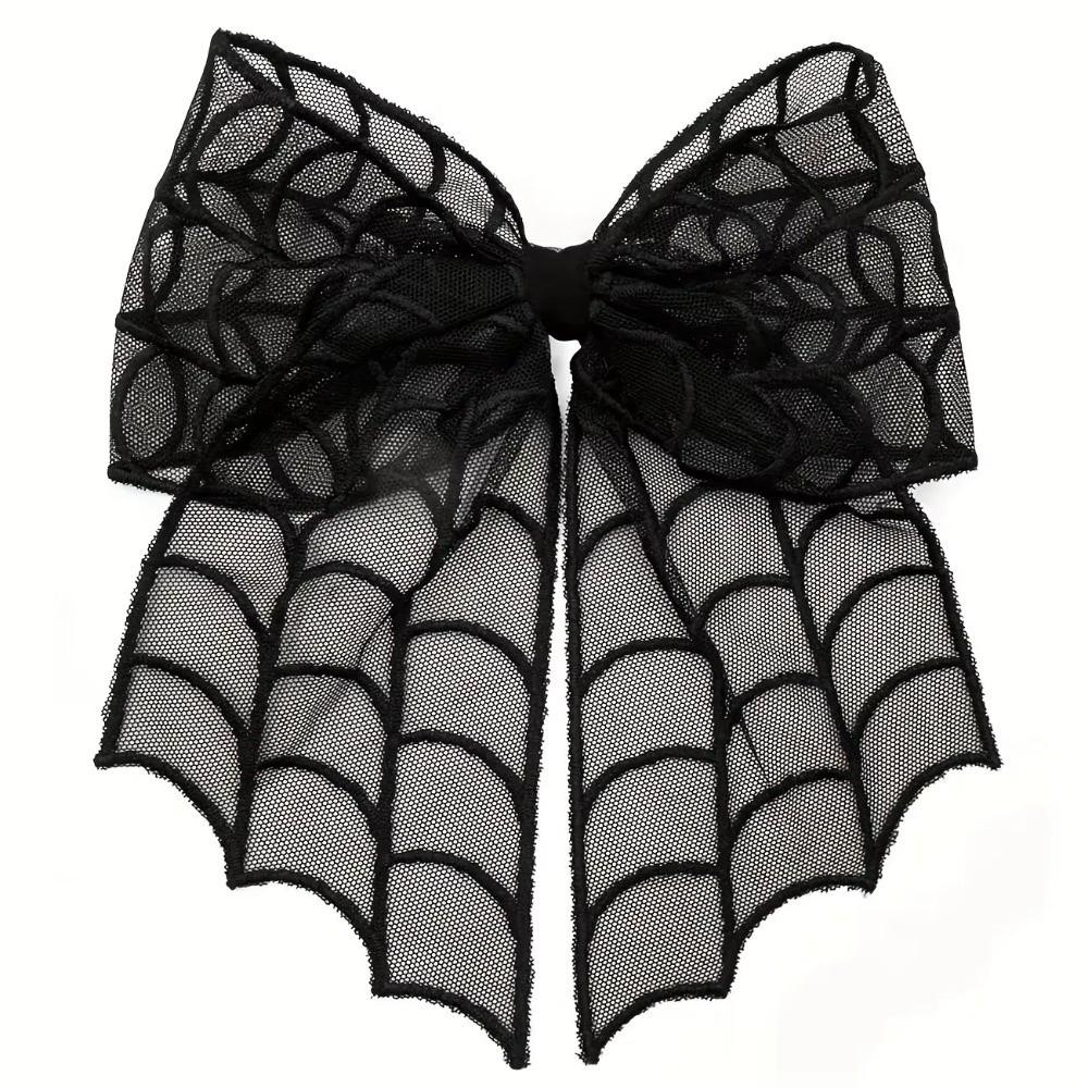 Mesh Bow Halloween Hairpins Lace Tulle Veil Bow Hair Clips New Hair Clips  Hair Accessories 01