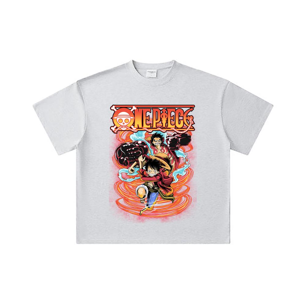 260 GSM Double Yarn 32 Count 100% Cotton One Piece V2 Bounce Man Print Unisex Heavy Cotton T Shirt