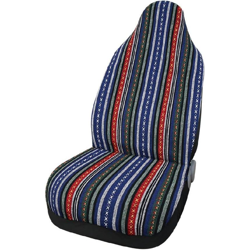 uxcell Universal Baja Seat Cover Universal Durable Bucket Seat Cover for Car SUV Automotive Navy Blue