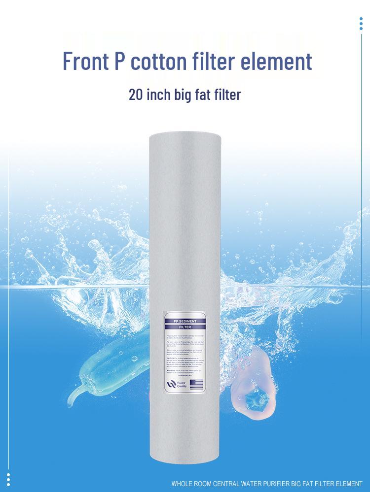 20-Inch PP Cotton Melt-Blown Filter Cartridge for Whole House Water Purifier and Central Water Filter Housing
