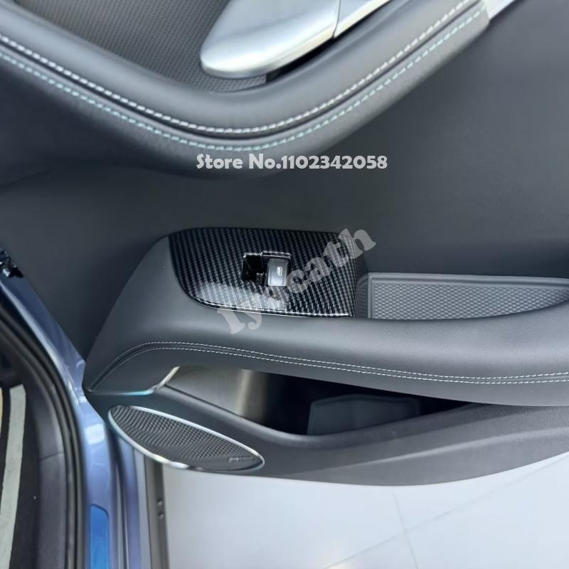 LHD RHD For BYD Sealion 7 Sea lion 07 EV 2024 2025 Interior Door Window Lift Glass Switch Buttons Cover Molding Car Accessories