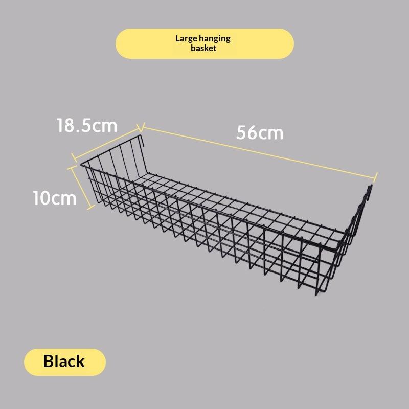 Metal Decorative Storage Basket Diy Iron Grid Flower Pot Hanging Shelf Wall Art Mounted Frame Mesh Display Rack Home Decoration