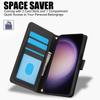 For Samsung Galaxy S26 /S26 Pro Case PU Leather Stand View Phone Wallet Cover with Hand Strap