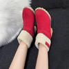 Fashion Winter Women Snow Boots Retro Luxury Comfort Ankle Boots Women 2025 New Keep Warm Booties Platform High Heels Cotton Shoes Women