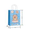 StoBag, Cute Cartoon Capybara Gift Bags, Eco-Friendly, Kawaii Paper Bags for Kids’ Party, Return Favors Small Business Packaging