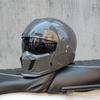 ORZ Motorradhelme Integralhelm 3/4 für Herren Doppelvisier mit getöntem Innensonnenschutz DOT-Zulassung