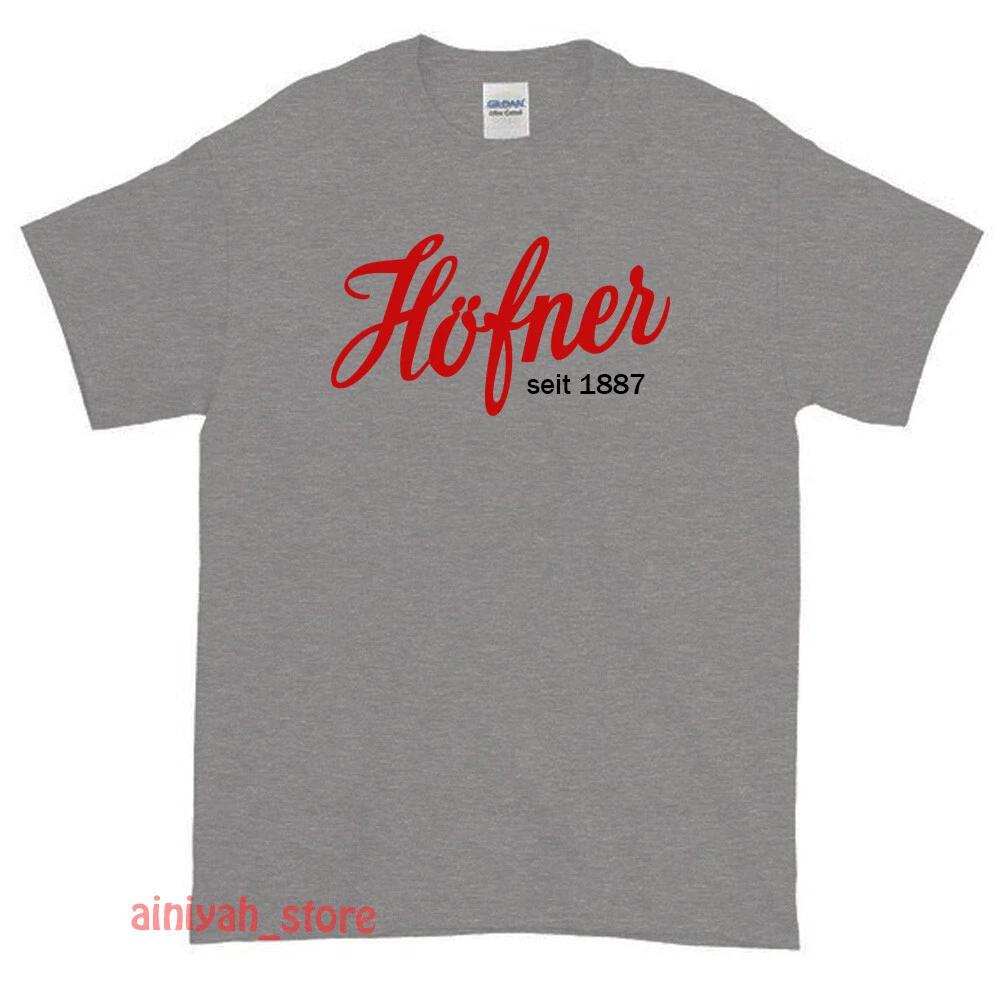 New Hofner Guitars Logo Men s Funny T shirt USA Size S-XXL 3XL