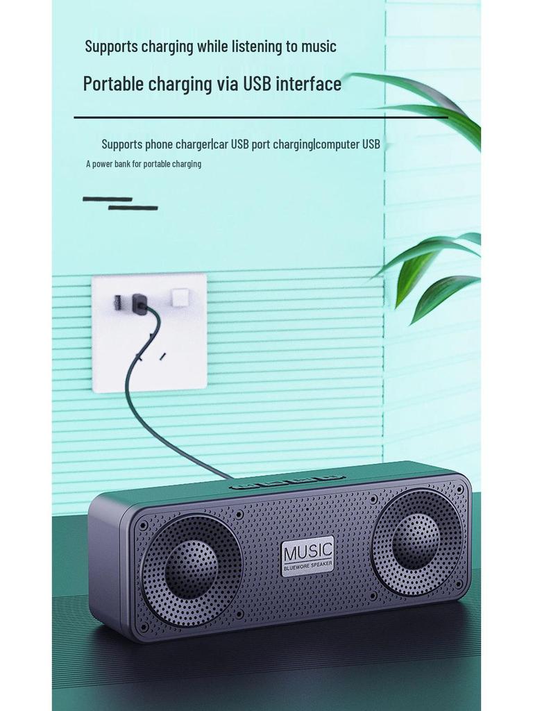 Portable Wireless Mini Bluetooth Speaker with Radio