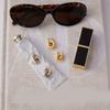 Elegant Double Hoops Earrings Stainless Steel Portable Jewelry For Women Gift