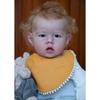 Huge Size 70cm Lifelike Reborn Baby Doll Liam Exquisite 3D Color Painted Alive Newborn Doll Soft Touch Cotton Body Rebirth Doll with Rooted Curly Hair