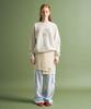 Seteo (W) Crochet Layered Skirt Cream