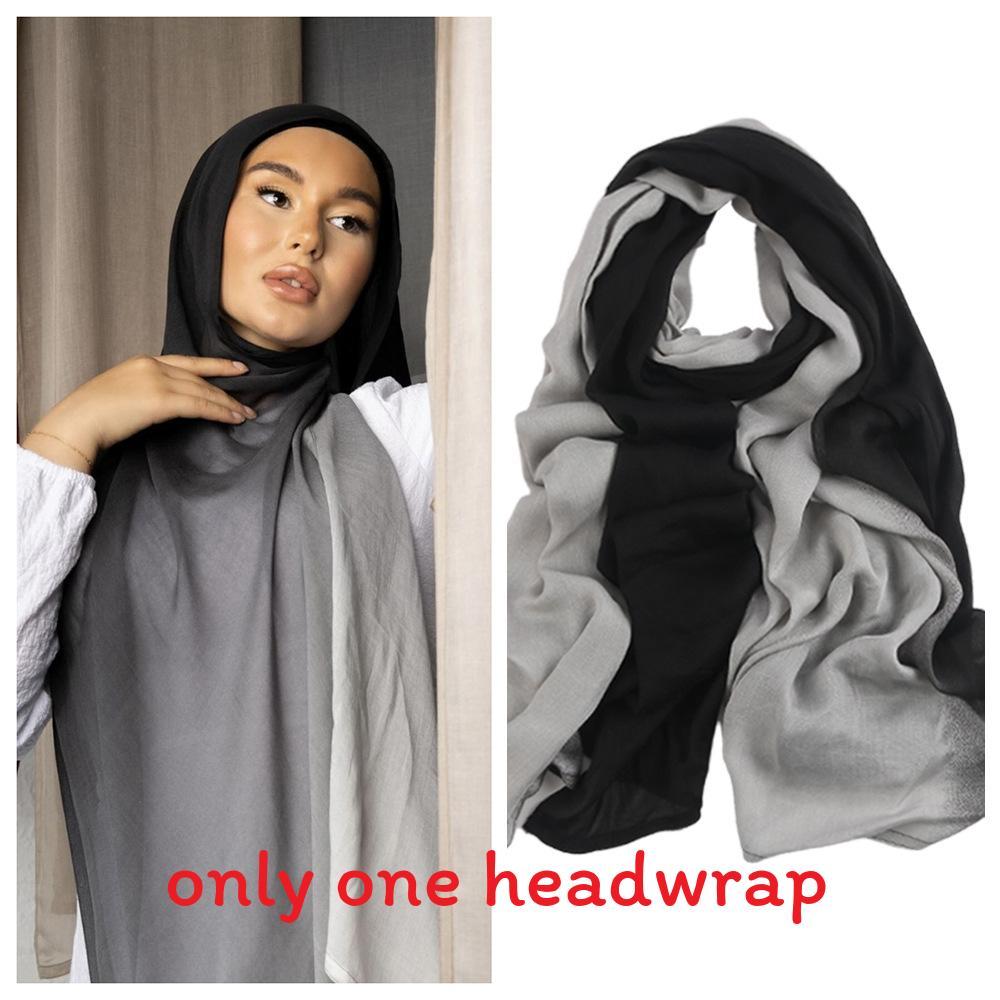 

Modal Widebrim Thin Handpainted Gradient Scarf With Breathability For Allseason Wear 01