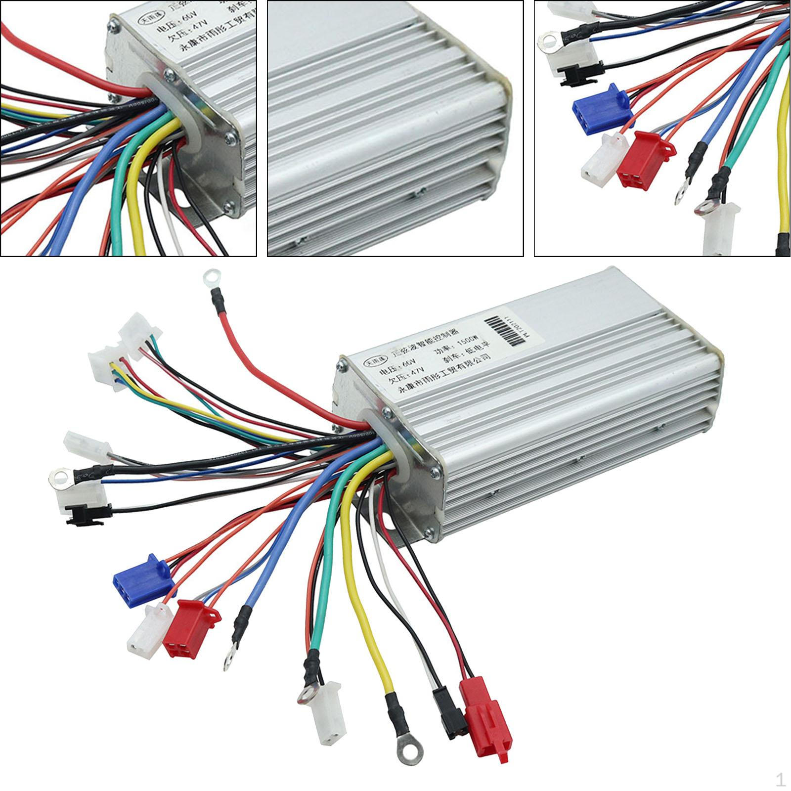 

Комплект контроллера, Контроллер двигателя из алюминиевого сплава, Долгий срок службы, Синусоидальный для электрического 15x8.6x4.3cm