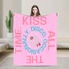 Kiss All The Time Disco Blankets Coral Fleece Plush Harrys Music Styles Warm Throw Blankets for Bedding Couch Bedspread
