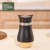 Modern Kitchen Spice Jar Set With Glass And Stainless Steel For Home Cooking And Bbq