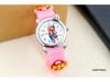 3D Silicone Cartoon Quartz Watch for Kids