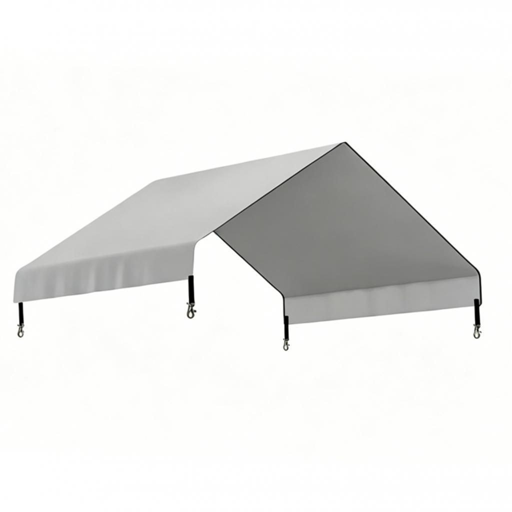 Chicken Tarp Shade Cloth Weather Resistant Replacement Easy to Install Sun Protection Chicken Coop Cover for Yard Outdoor Use