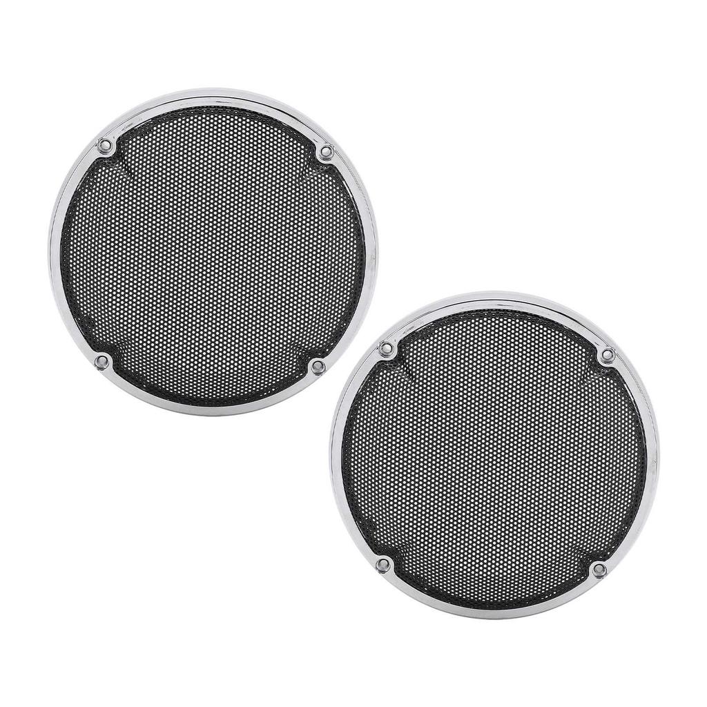 Motorcycle Speaker Mesh Cover Grille Saddlebag Lid Motors Accessory Replacement for Glide 1983‑2020