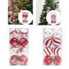 8x Christmas Balls Shatterproof Party Supplies Christmas Tree Balls Decorations for Anniversaries Xmas Tree Special Events