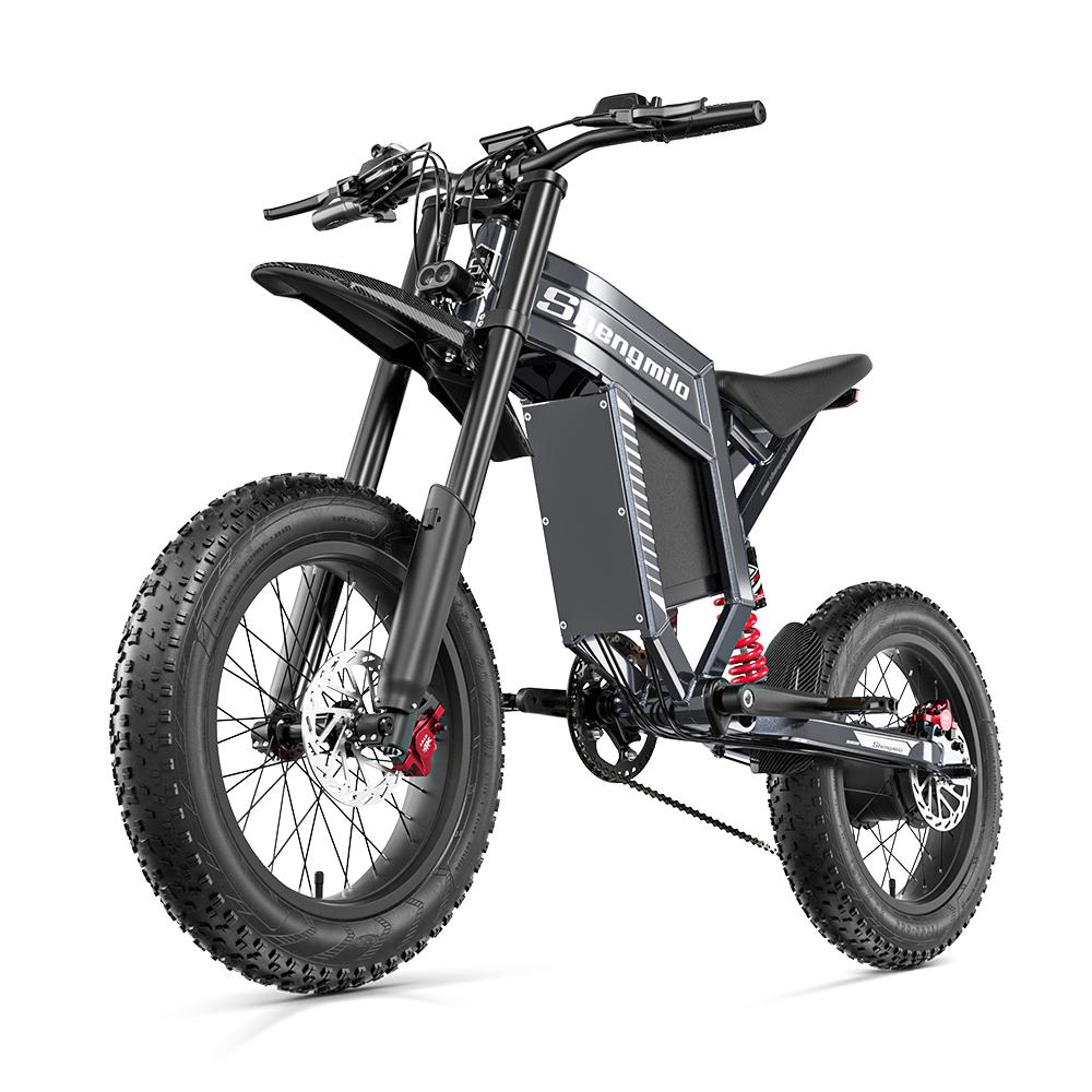 Shengmilo S900 Off-Road Adult Electic Bicycle 60V30AH Battery 1500W Motor 20 Inch Fat Tires Electic Bicycle All Terrain E-Mountian Bike