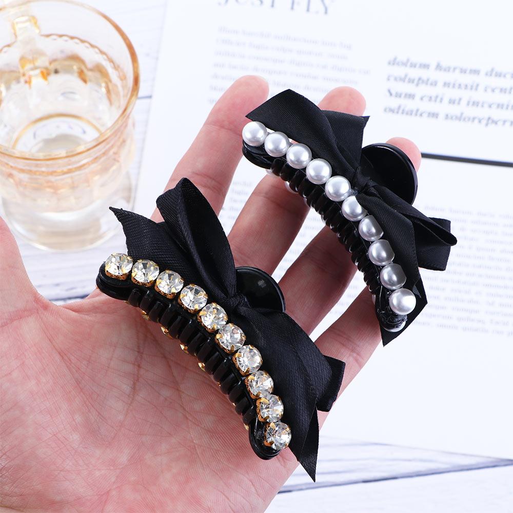 Shark Clip Headwear Female Hair Accessories Bow Hair Claw Women Hair Clips Korean Style Crab Clips