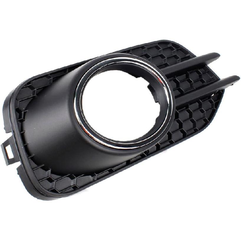 Stoßstange vorne Nebelscheinwerfer Blende Gitter Abdeckung Kappe Mit Chrom Passend für VW Tiguan 2012 2013 2014 2015 2016 2017 2018, Ersatz für 5N0853666H (Recht