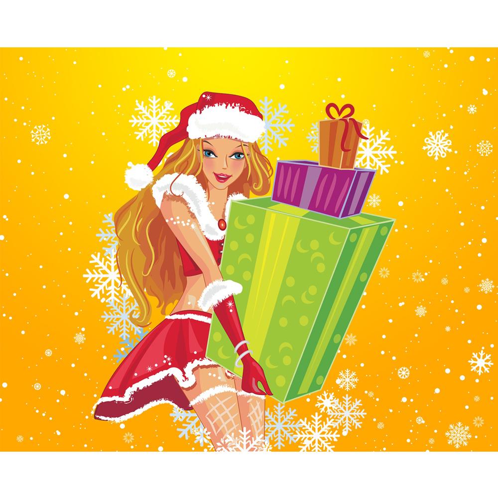 Diamond Painted Santa 5D DIY Diamond Full Circle Diamond Embroidery Snowman Mosaic Home Decoration Gift