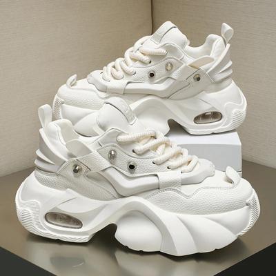 Men Platform Skateboard Sports Shoes Fashion Chunky Summer Outdoor Casual Tennis Sneakers Handsome Male Lace Up Running Shoes