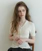 Yuppe Button Short Cardigan_Cream