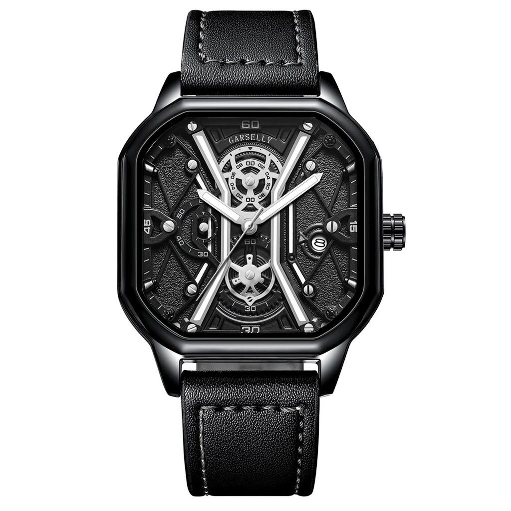 Fashion Mens Watch Student Multi Functional Steel Automatic Watch Decoration