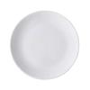 Elegant Pure White Round Ceramic Dinner Plate