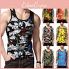 Mens 3d Printed Tank Top With Premium Quality Polyester For Summer Gym Fitness