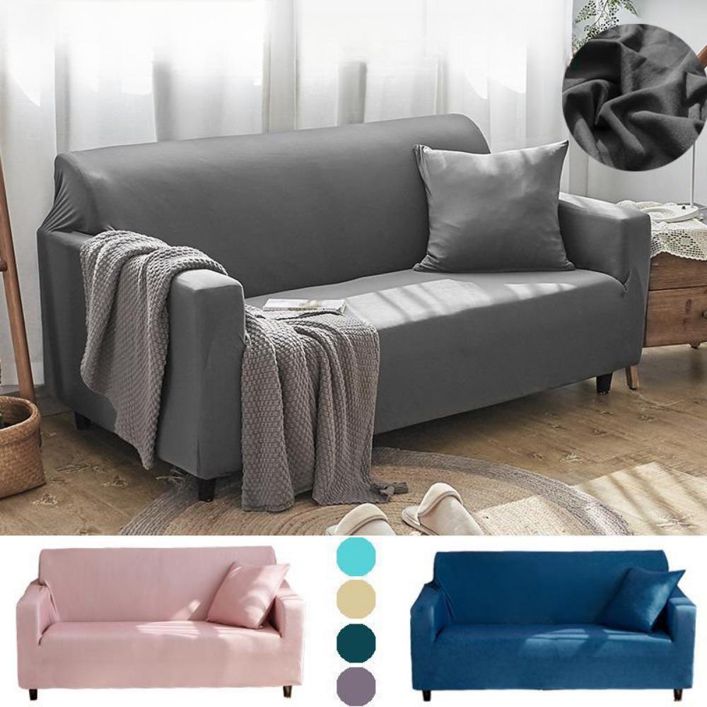 Universal Elastic Couch Cover Full Coverage Slipcouch Sofa Protector Stretchable Washable