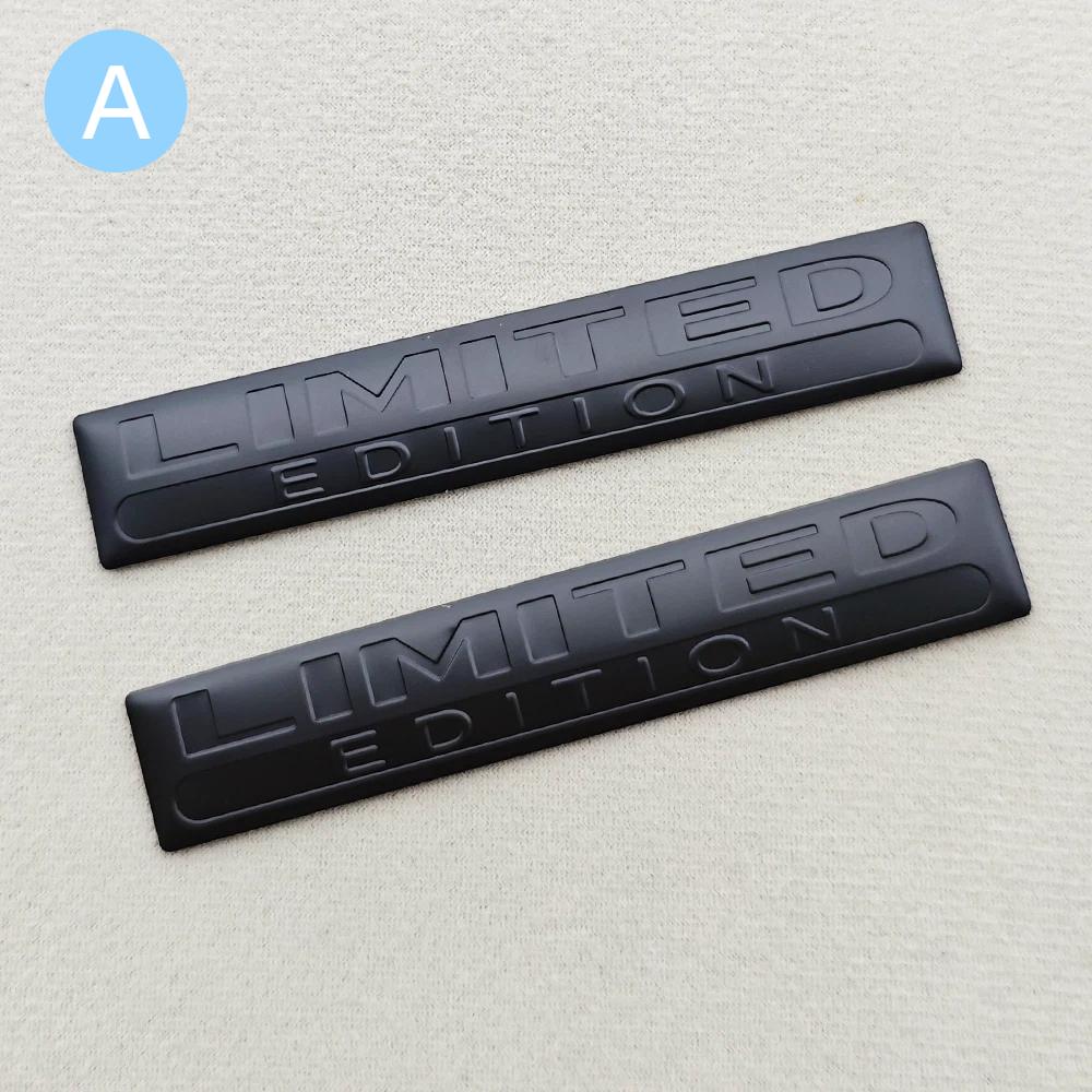 2PCS Metal Aluminium LIMITED EDITION Logo Emblem Car Fender Trunk Badge Decal Car Accessories A