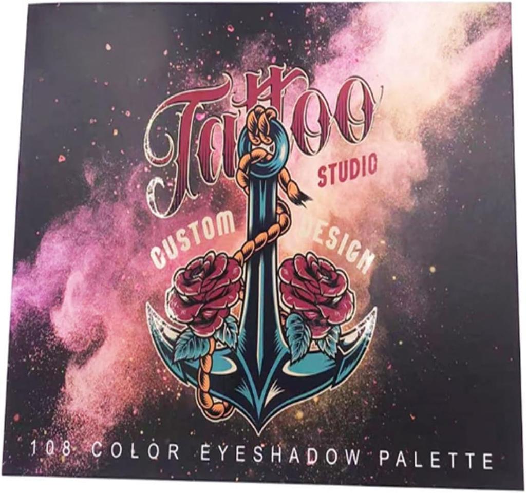 Professional Eyeshadow Matte and Glitter Color Highly Nude Palette Eye Makeup Set 108-Color Palette, Eyeshadow, Pigmented, Waterproof, Long-Lasting