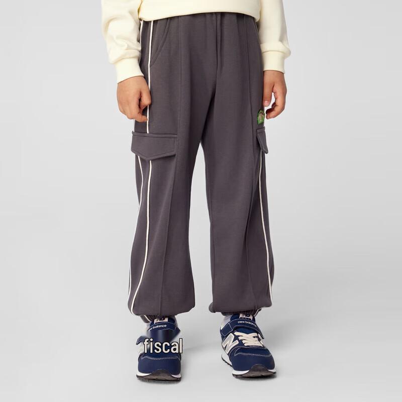PawinPaw Kids  Cartoon Bear Spliced Casual Sweatpants 120