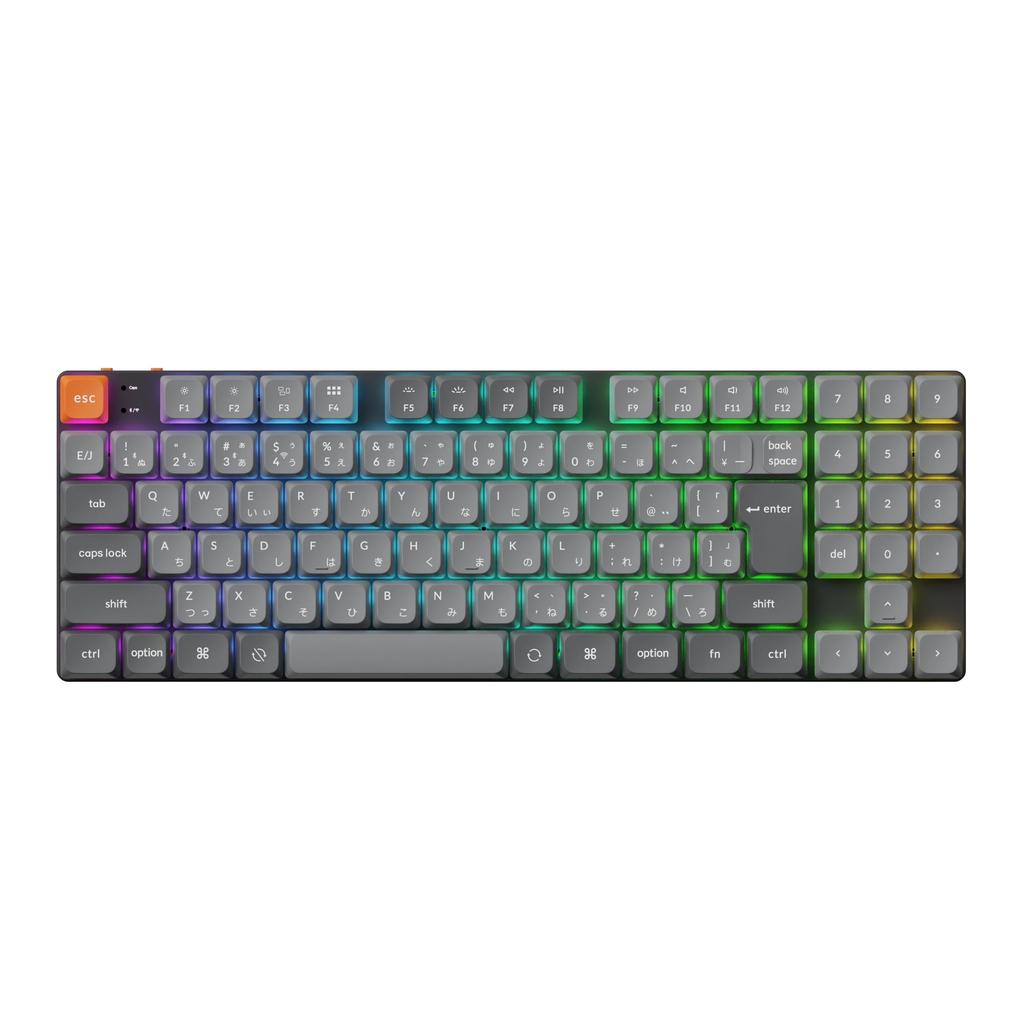 K13 Max QMK Compatible Wireless Custom Mechanical Number JIS Double Shot PBT RGB Hot Swap Mac Windows Profile Gateron Mechanical Brown Axis [Keychron