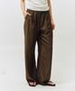 CITTA Summer Wool Wide Fit Pants_Ctb549(Brown)