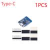 1/2PCS ESP-12F ESP8266 D1 Mini Nodemcu Lua Micro Type-c WeMos WLAN WIFI Expansion Development Board Support OTA Pin for Arduino
