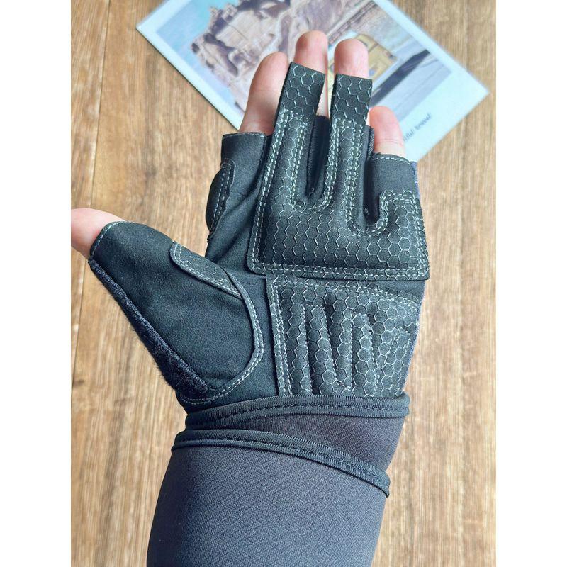 

Professional Fitness Climbing Non Slip Outdoor Men and Women Bicycle Gloves Sports Gloves Training Equipment Pull-up Black Upgrade M